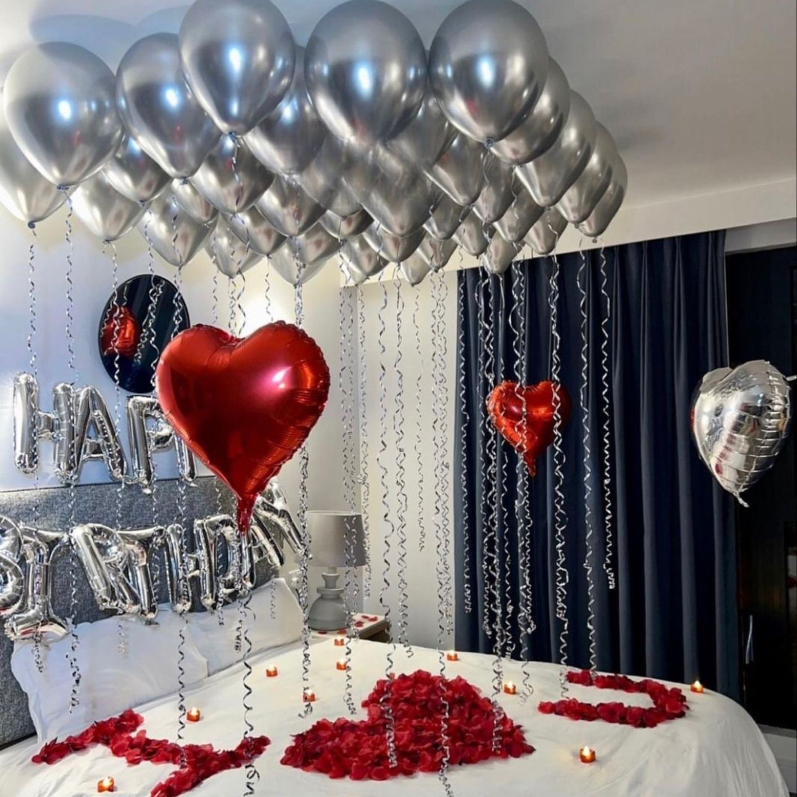 Birthday balloon decoration